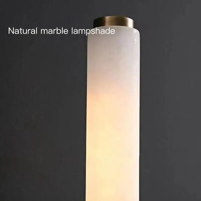 Elegant marble copper wall sconce for bedroom lighting