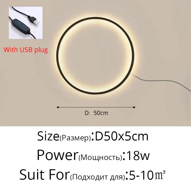 Elegant round gold wall sconces for bedroom indoor lighting