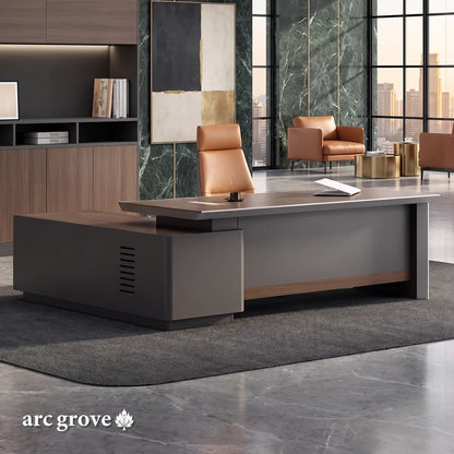 Elgin · Modern L-Shaped Executive Desk