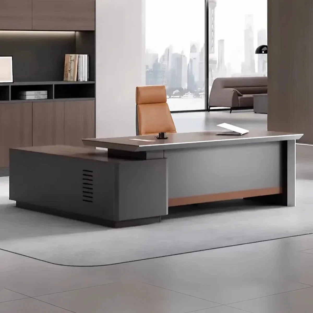 Elgin · Modern L-Shaped Executive Desk