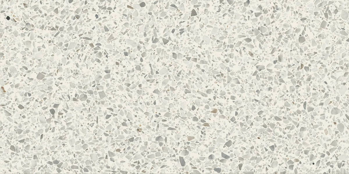 Elite Diamond White Anti-Slip Terrazzo Look Porcelain Tiles 12x24