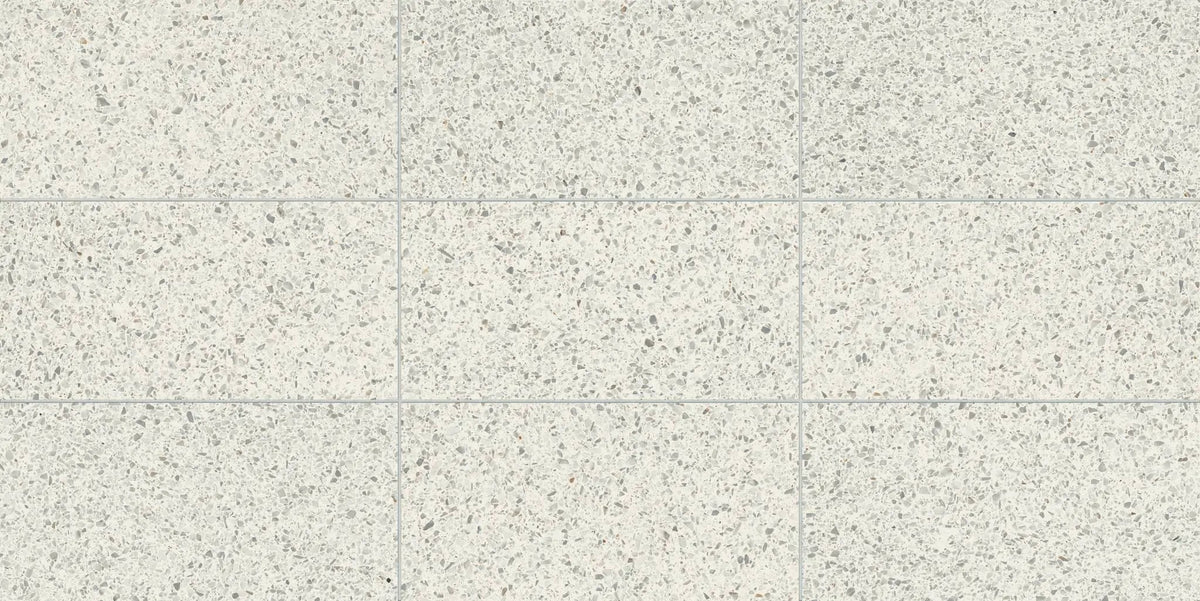 Elite Diamond White Anti-Slip Terrazzo Look Porcelain Tiles 24x24