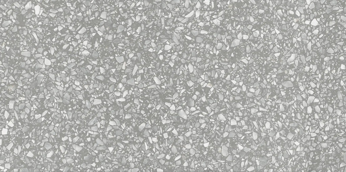 Elite Fashion Grey Anti-Slip Terrazzo Look Porcelain Tiles 12x24