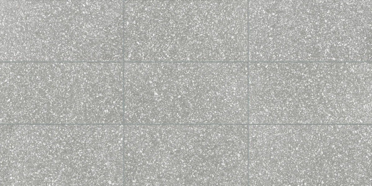 Elite Fashion Grey Anti-Slip Terrazzo Look Porcelain Tiles 24x24