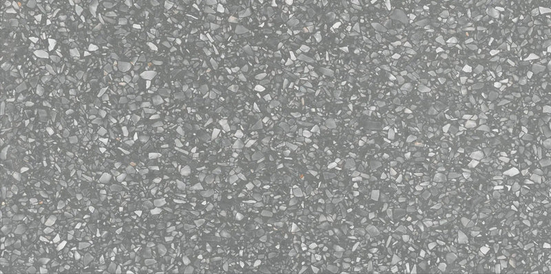 Elite Precious Black Anti-Slip Terrazzo Look Porcelain Tiles 12x24