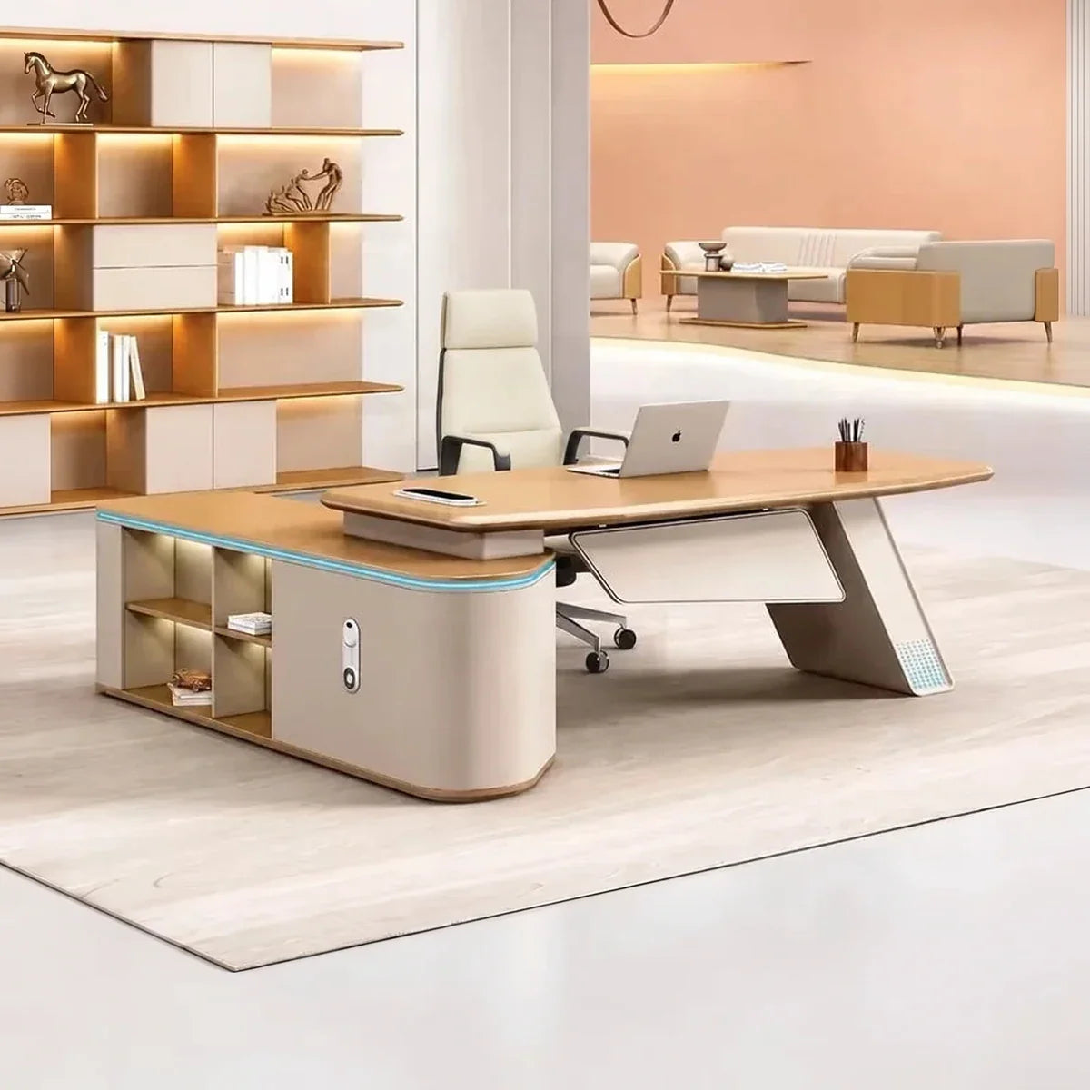 Ellis · Modern Executive L-Shaped Desk