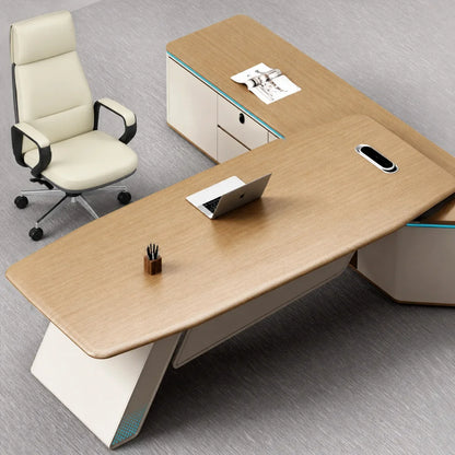Ellis · Modern Executive L-Shaped Desk