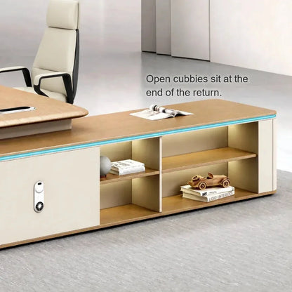 Ellis · Modern Executive L-Shaped Desk