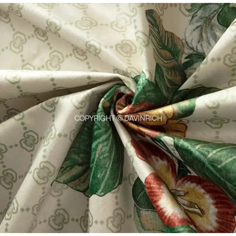 Embroidered dream floral birds dark green velvet cushion covers living room