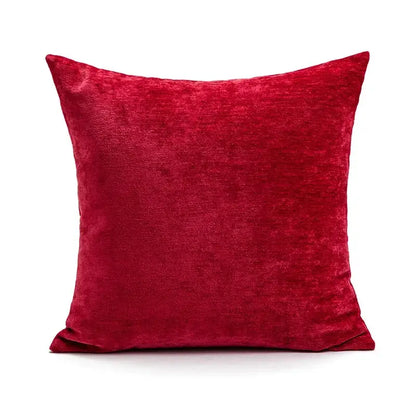 Embroidered red snowman cartoon christmas pillow covers living room