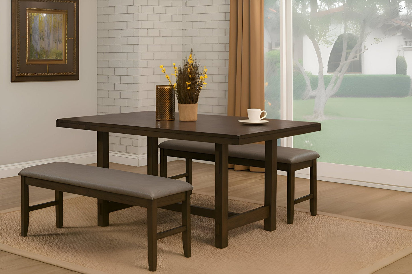 Emery Dining Table, Walnut