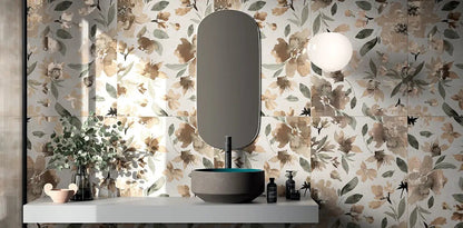 Emotion Happy Walnut Wood Look Porcelain Tiles 8x40
