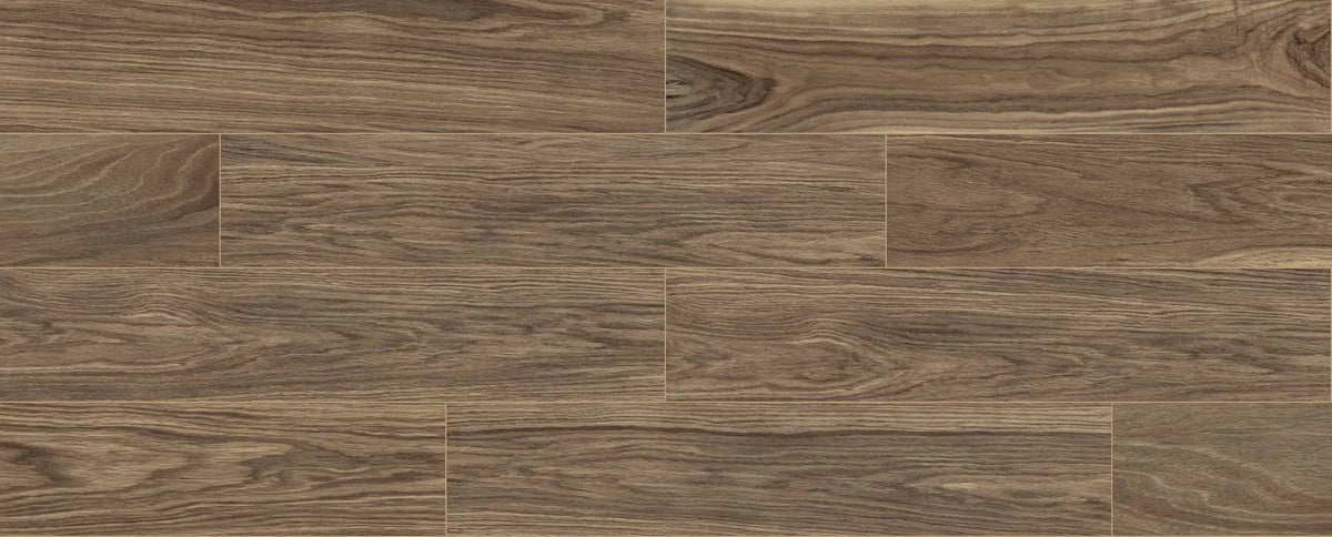 Emotion Happy Walnut Wood Look Porcelain Tiles 8x40