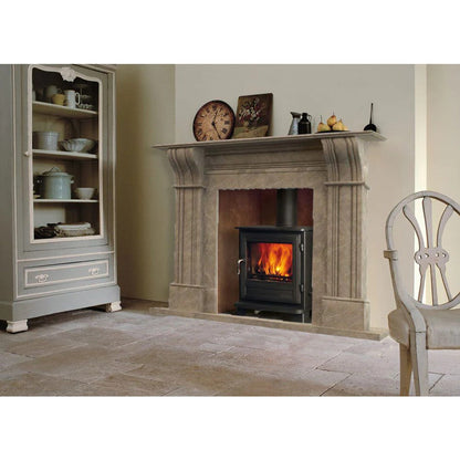 Emperador Light Brown Marble - Hand-carved Fireplace Surround