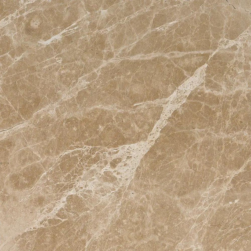 Emperador Light Polished Marble Tiles 5 1/2x5 1/2