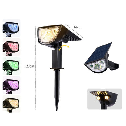 Energy-Efficient Solar Spot Light for Garden and Lawn Illumination