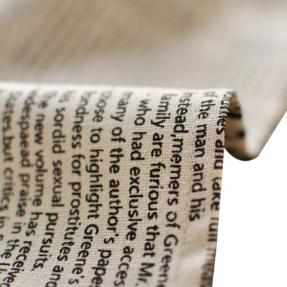 English newspaper style photography props kitchen placemat mat