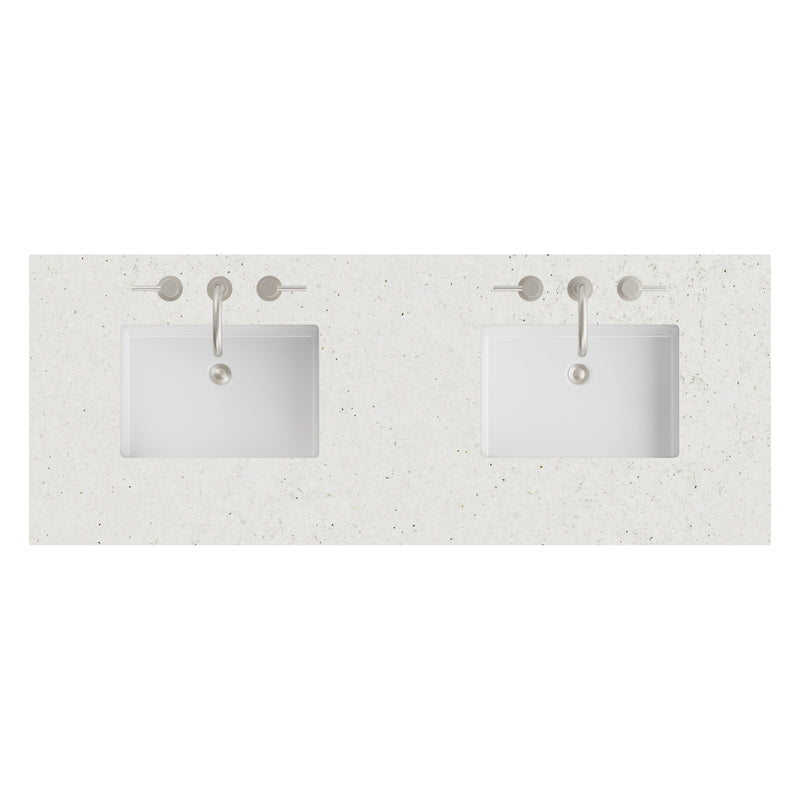 James Martin 60" Double Vanity Top