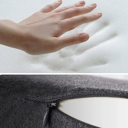 Ergonomic gray butterfly memory foam pillow bedroom neck support