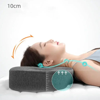 Ergonomic gray butterfly memory foam pillow bedroom neck support