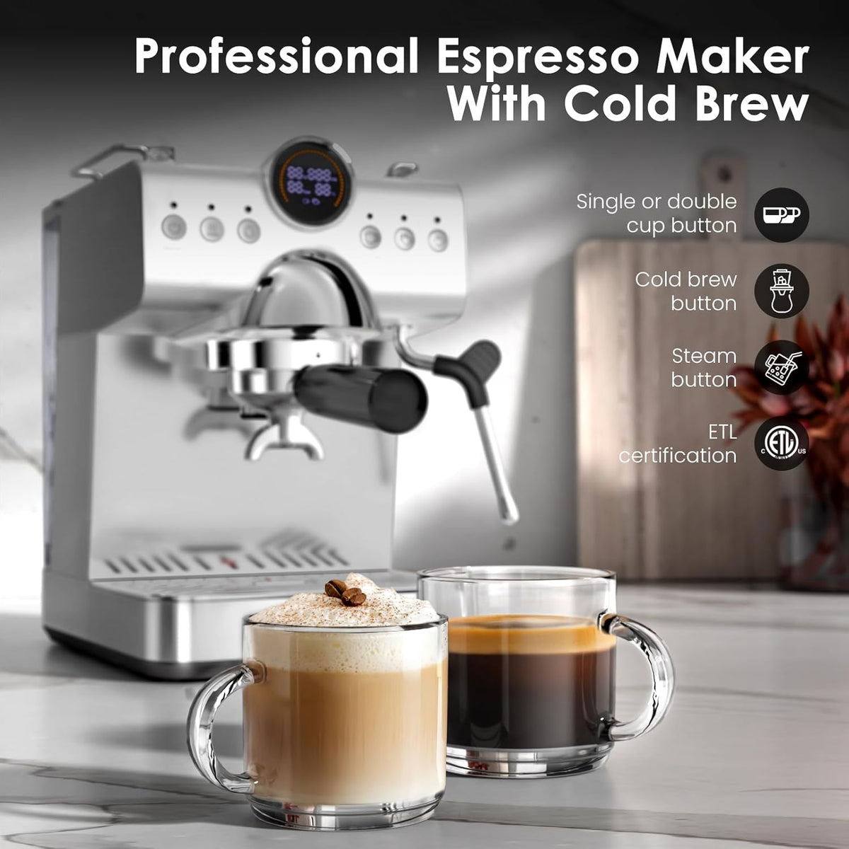 Espresso Machine with Cold Brew CM8057