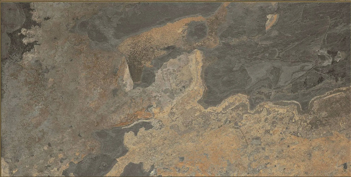 Essence California Gold Slate Look Porcelain Tiles 12x24