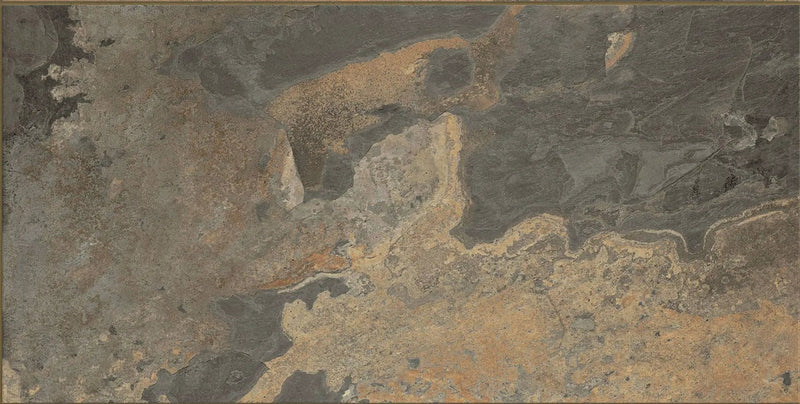 Essence California Gold Slate Look Porcelain Tiles 12x24