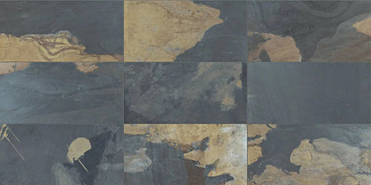 Essence Mariposa Slate Look Porcelain Tiles 3x12