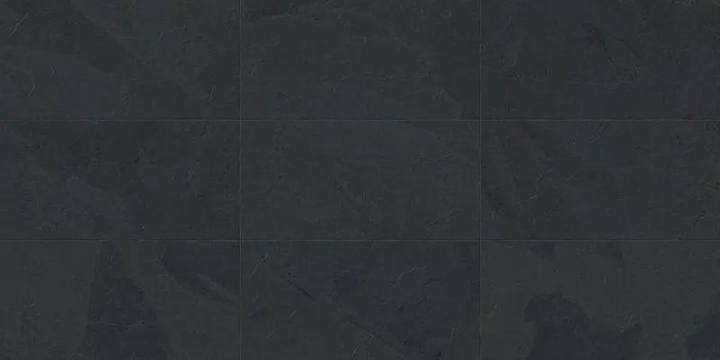 Essence Montauk Black Slate Look Porcelain Tiles 12x24
