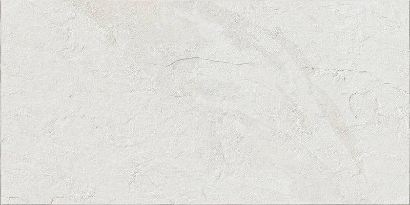 Essence Montauk White Slate Look Porcelain Tiles 24x48