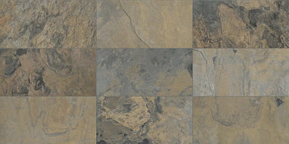 Essence Rustic Gold Bullnose Slate Look Porcelain Moldings 3x24