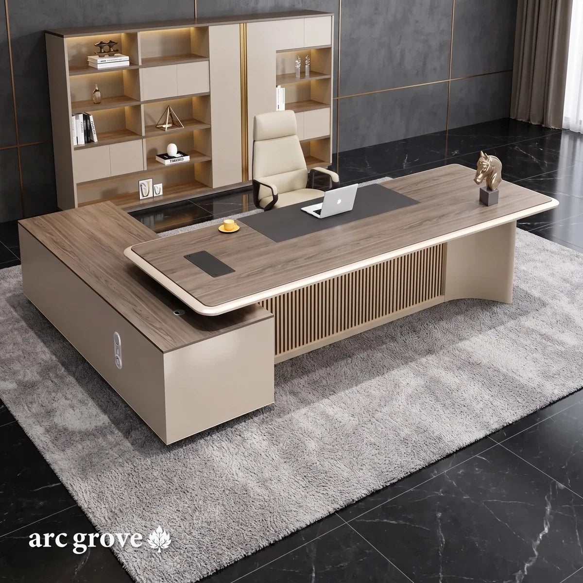 Essex · Modern L-Shaped Executive Desk