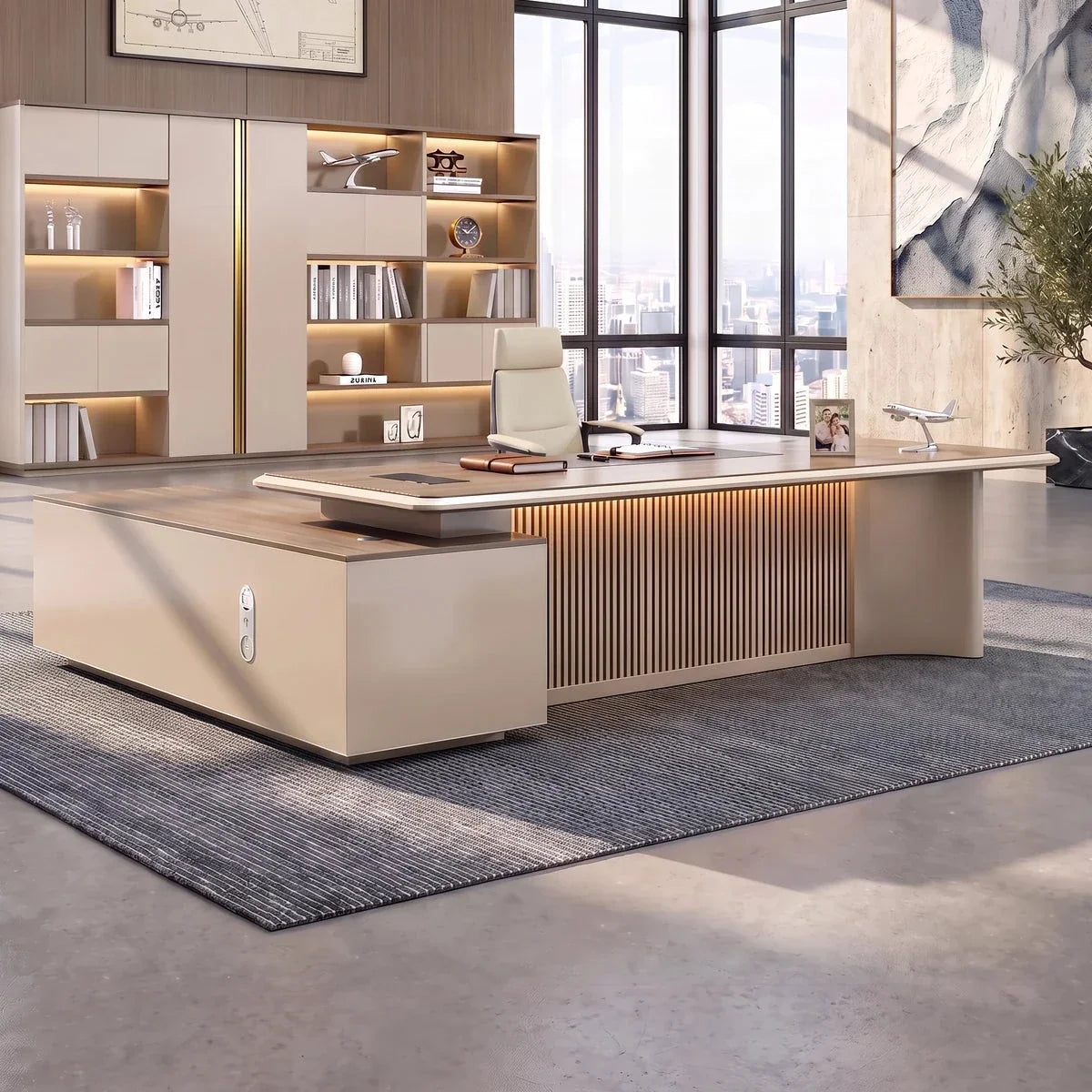 Essex · Modern L-Shaped Executive Desk
