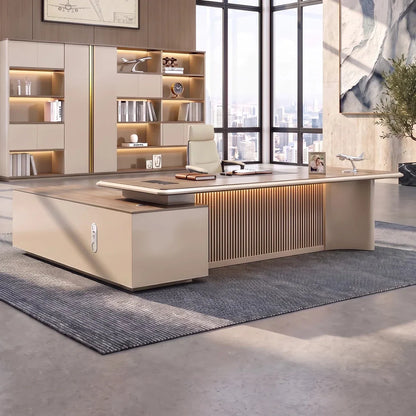 Essex · Modern L-Shaped Executive Desk