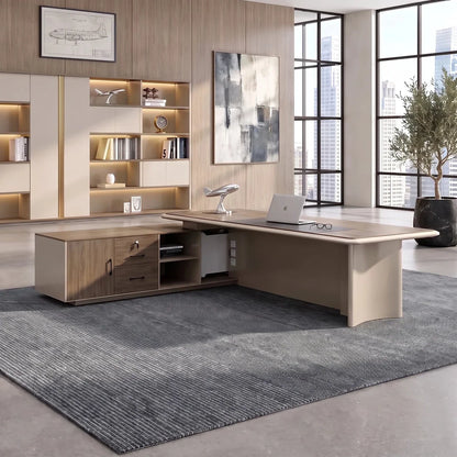 Essex · Modern L-Shaped Executive Desk
