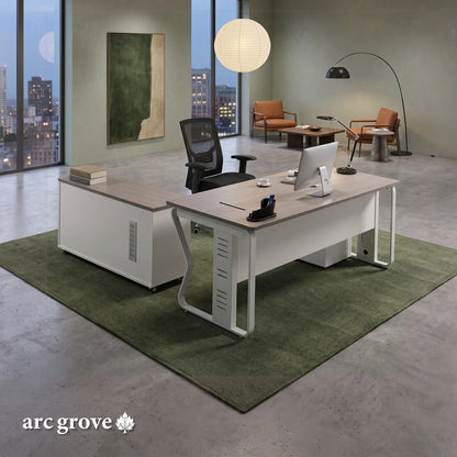 Eszti · Executive Desk w/ Mobile Storage