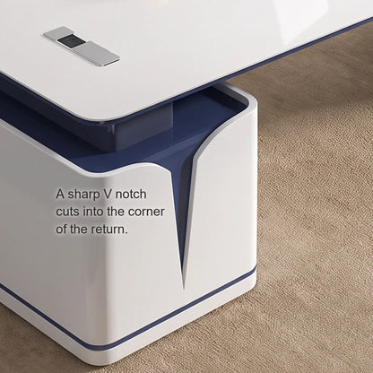 Euclid · Modern L-Shaped Executive Desk