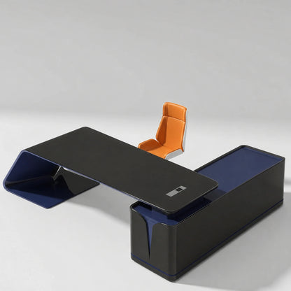 Euclid · Modern L-Shaped Executive Desk