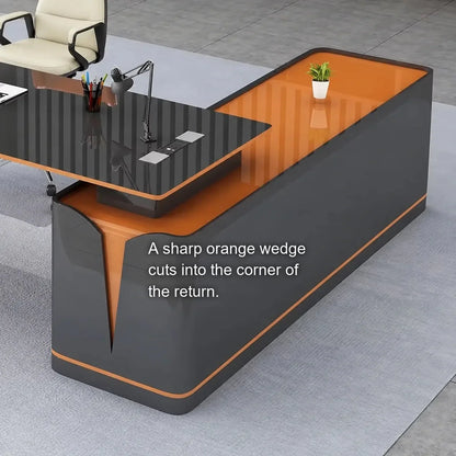 Euler · Modern L-Shaped Executive Desk