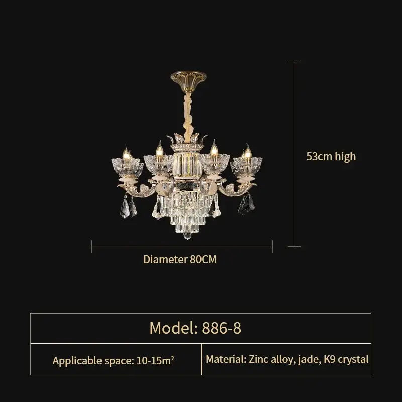 European gold duplex european crystal chandelier staircase light