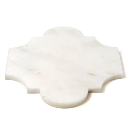 European White Multi Finish San Felipe Marble Mosaics 8x9 3/4