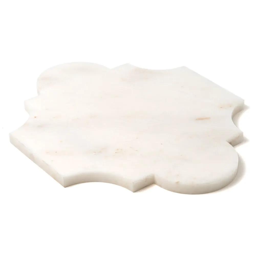 European White Multi Finish San Felipe Marble Mosaics 8x9 3/4
