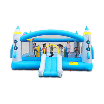 Extra Large Multifunctional Jump'N Slide Inflatable Bouncer With Blower (SAK81243)