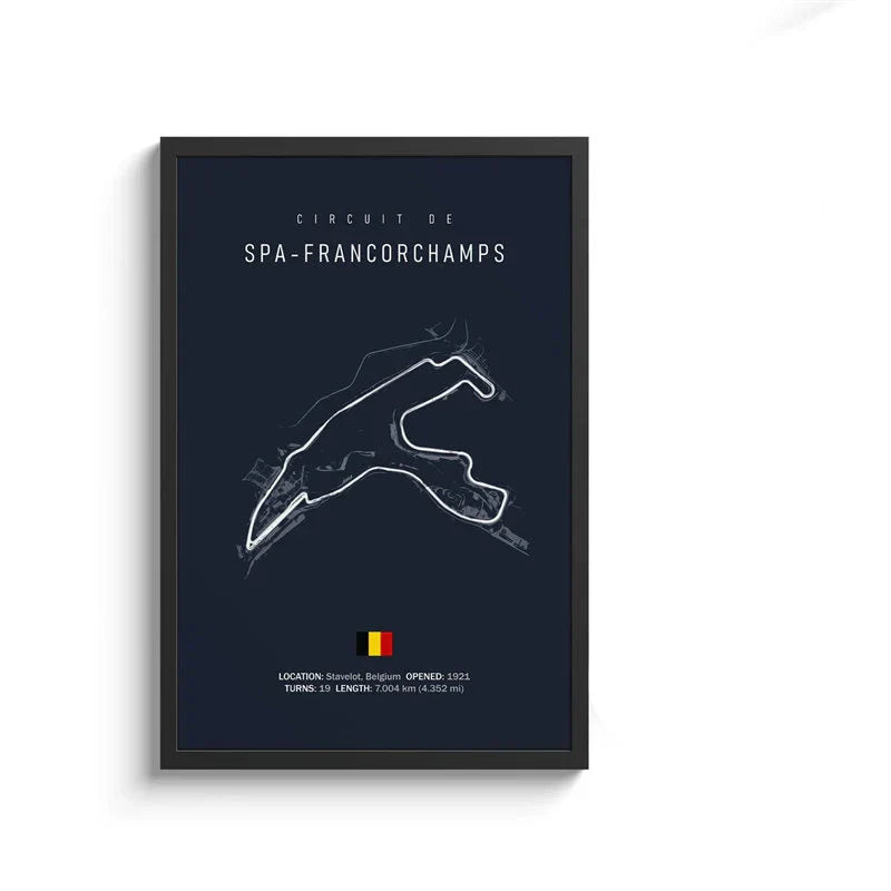 DecorBites™ F1 Circuit Canvas Painting - Motorsport Wall Art