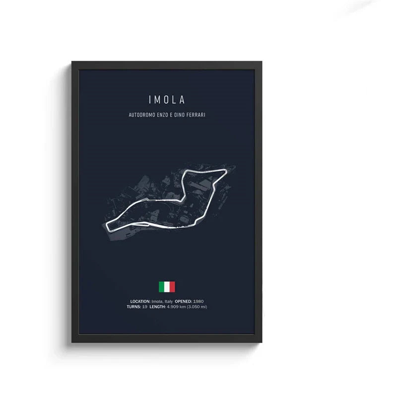 DecorBites™ F1 Circuit Canvas Painting - Motorsport Wall Art