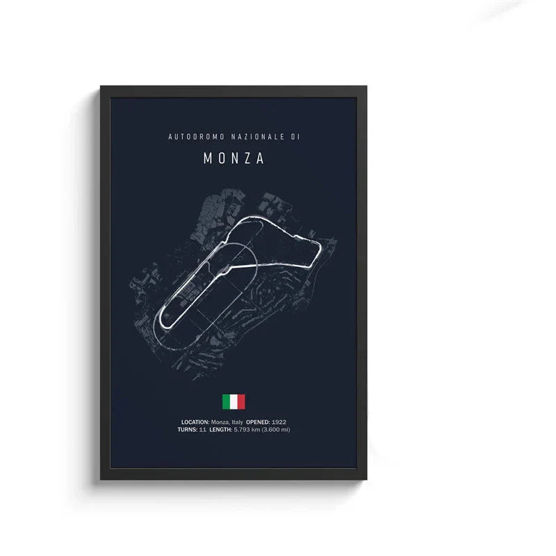 DecorBites™ F1 Circuit Canvas Painting - Motorsport Wall Art