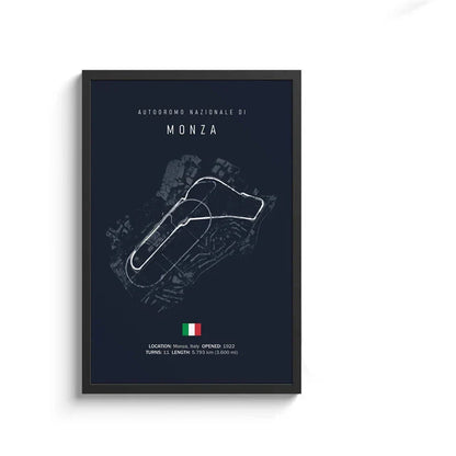 DecorBites™ F1 Circuit Canvas Painting - Motorsport Wall Art