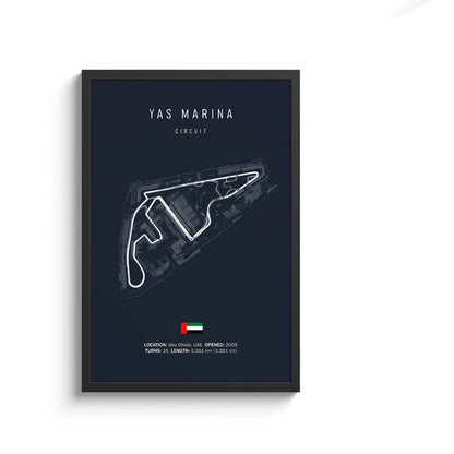 DecorBites™ F1 Circuit Canvas Painting - Motorsport Wall Art