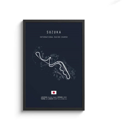 DecorBites™ F1 Circuit Canvas Painting - Motorsport Wall Art