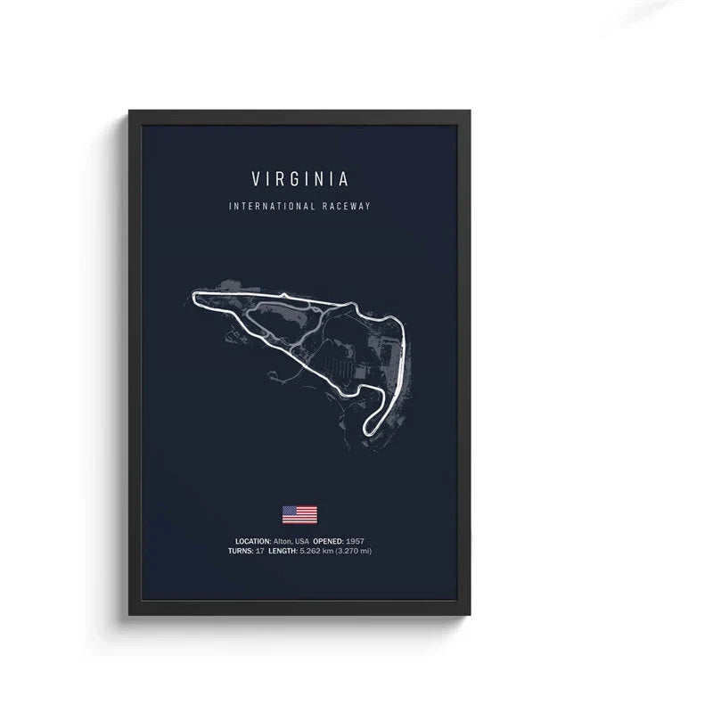 DecorBites™ F1 Circuit Canvas Painting - Motorsport Wall Art